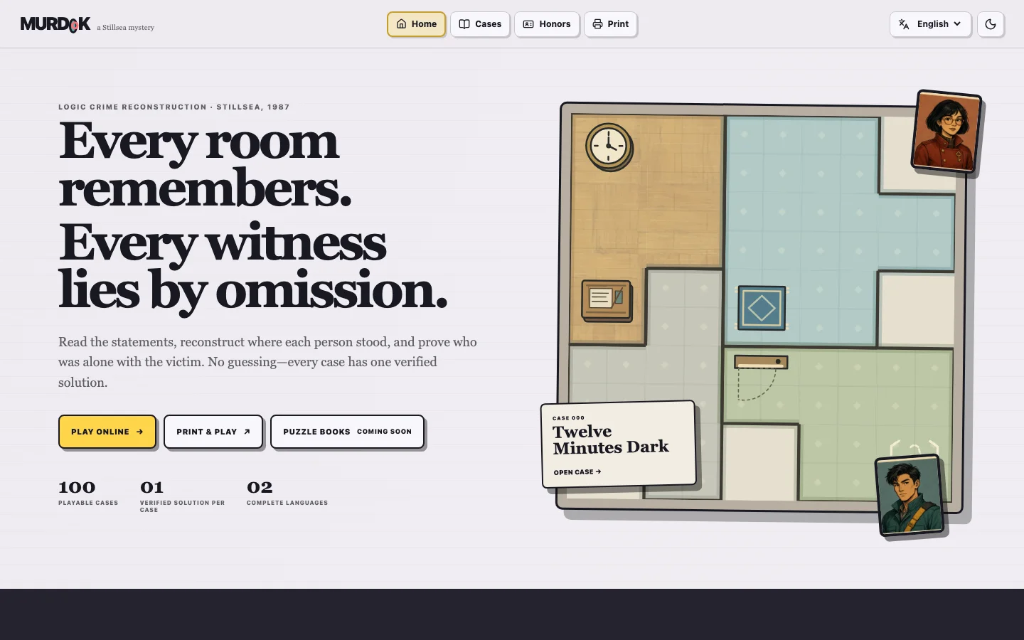 Murdok website screenshot